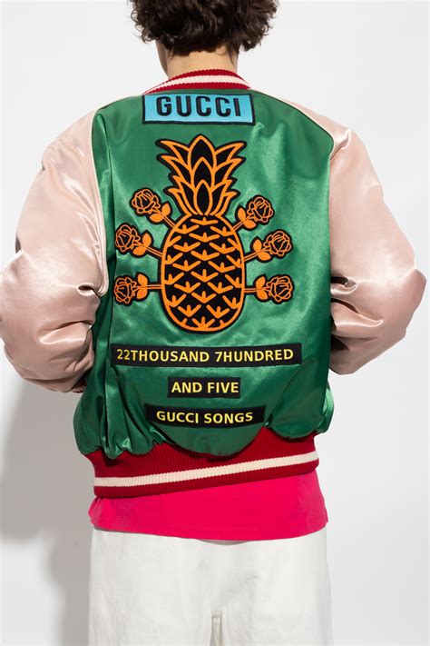 gucci pineapple jacket|gucci pineapple youtube.